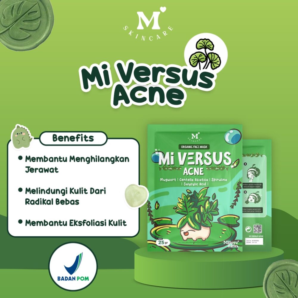 MILOVE SKIN Organic Face Mask - Gambar 4