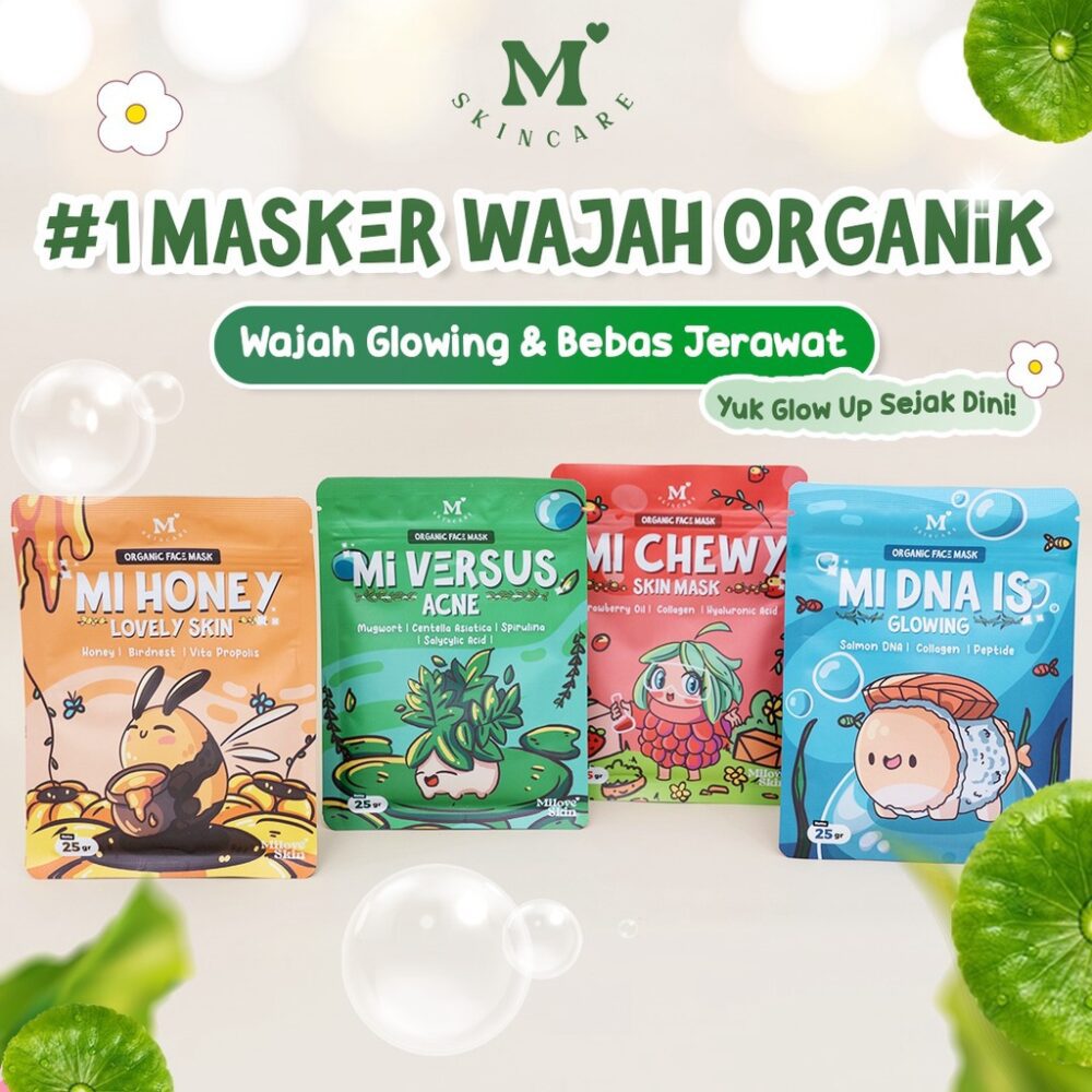 MILOVE SKIN Organic Face Mask