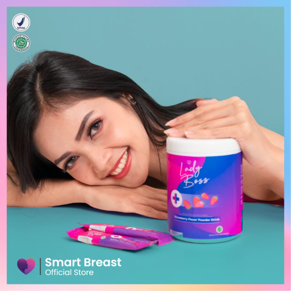 Smart Breast LADYBOSS - Breast & Collagen Drink ( Minuman Pengencang Payudara ) 1 SACHET - Gambar 6