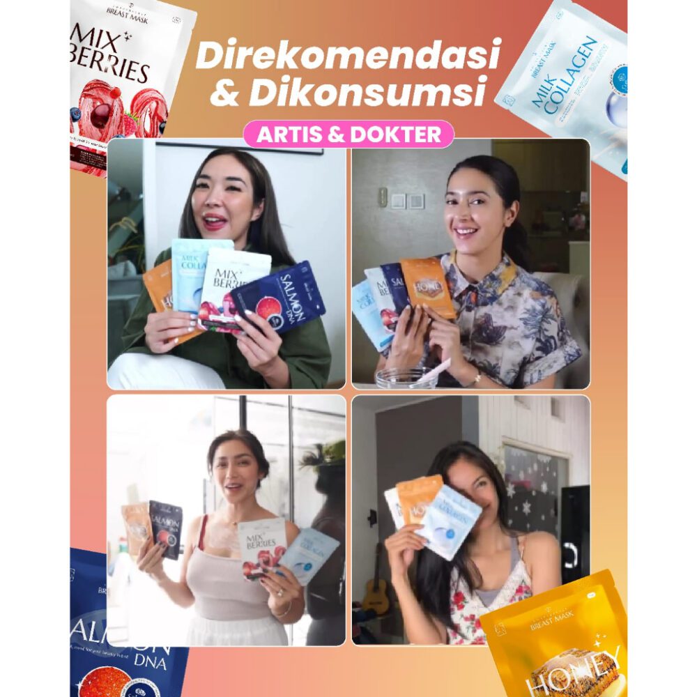 Smart Breast Mask - Masker Pembesar & Pengencang Payudara [Paket 4 Masker] - Gambar 5