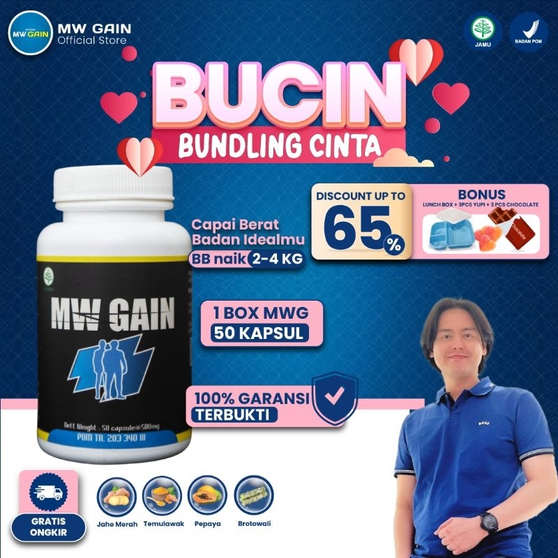PROMO Master Weight Gain Isi 50 Penggemuk Badan Terbaik Kapsul