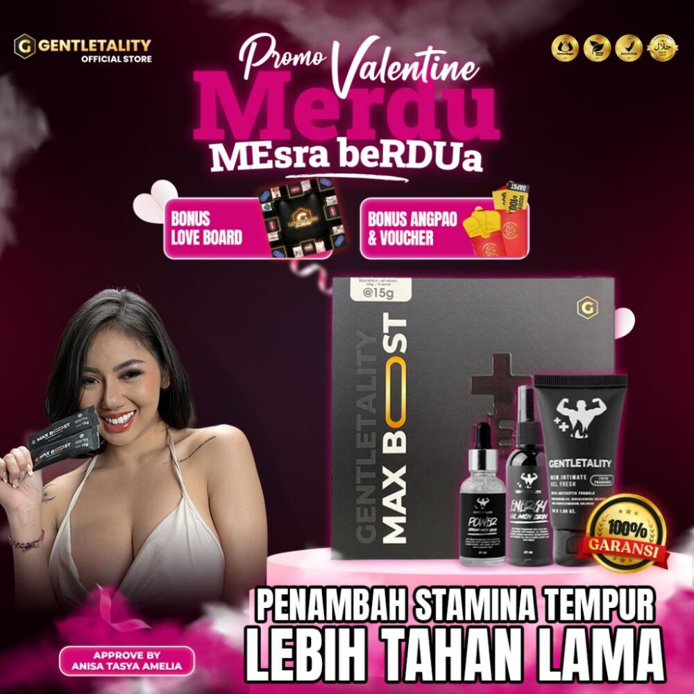 GENTLETALITY - Paket Platinum Maxboost Obat Kuat Herbal Pria Dewasa