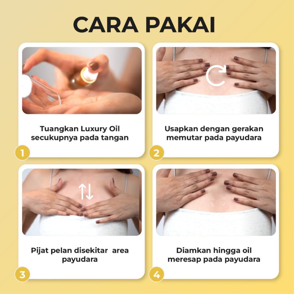 Smart Breast Luxury Oil - Minyak Pembesar Pengencang Payudara Terbaik - Gambar 6