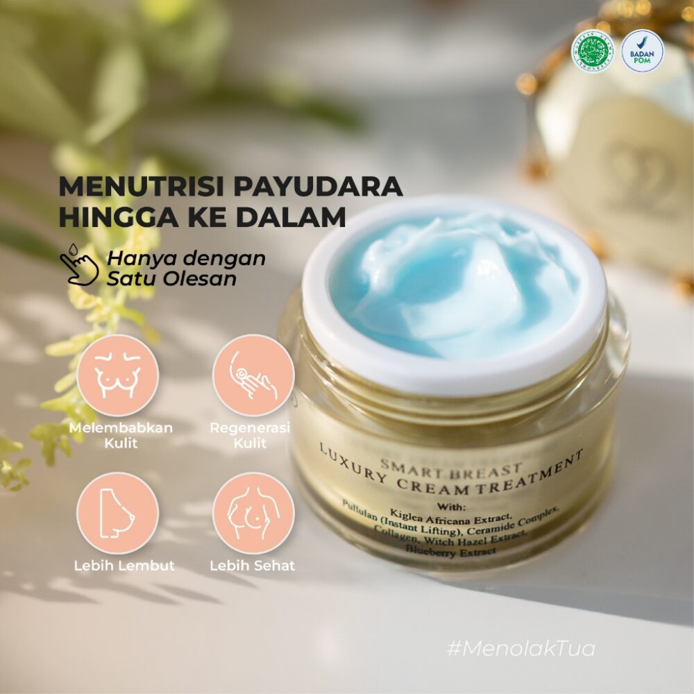 Smart Breast Cream Pembesar & Pengencang Payudara Terbaik - Smart Breast Luxury Cream - Gambar 4