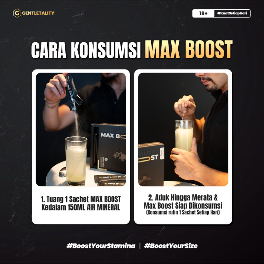 GENTLETALITY - Maxbost Penambah & Meningkatkan Stamina Vitalitas Pria - Gambar 6
