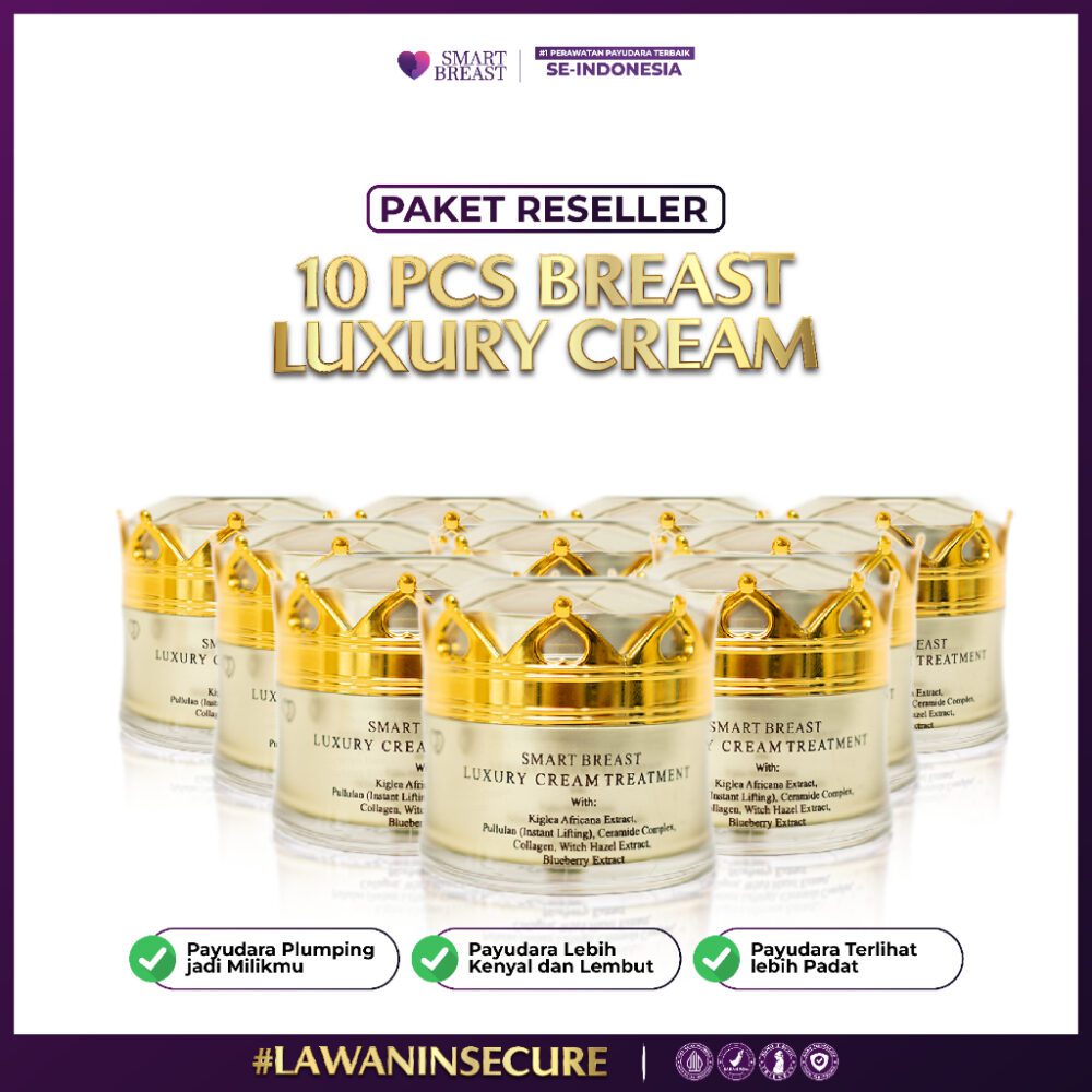 Paket Usaha Reseller Smart Breast - 10 Pcs Luxury Cream