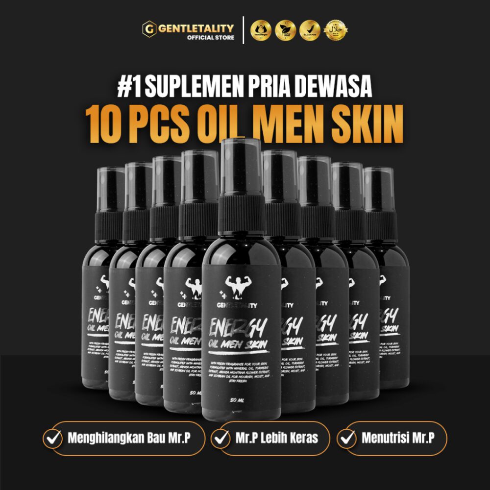 Paket Usaha Reseller Gentletality - Energy Oil Men Skin