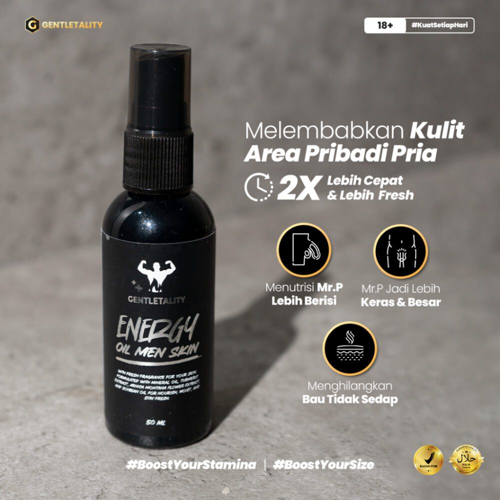 Paket Usaha Reseller Gentletality - Energy Oil Men Skin