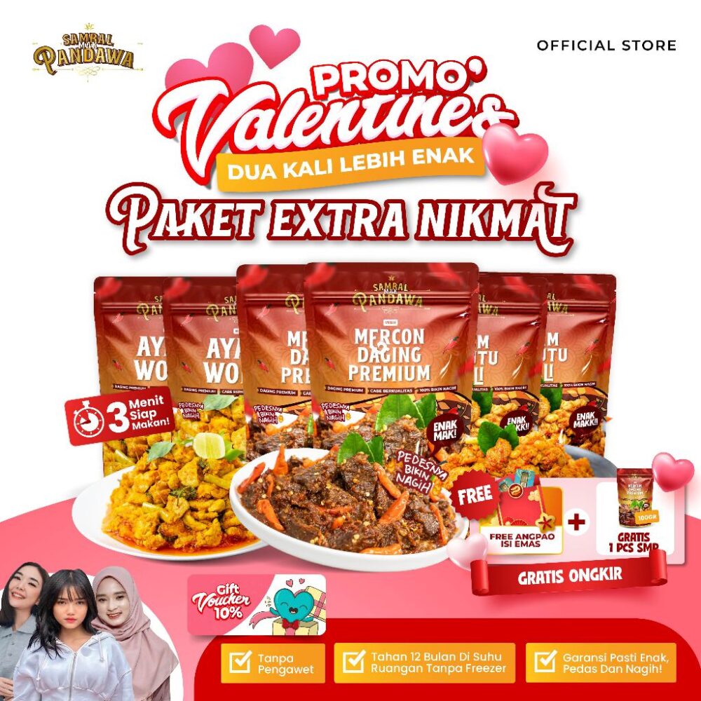 Paket 2 Daging Mercon + 2 Ayam Woku + 2 Ayam Betutu (Paket New Promo ADS)