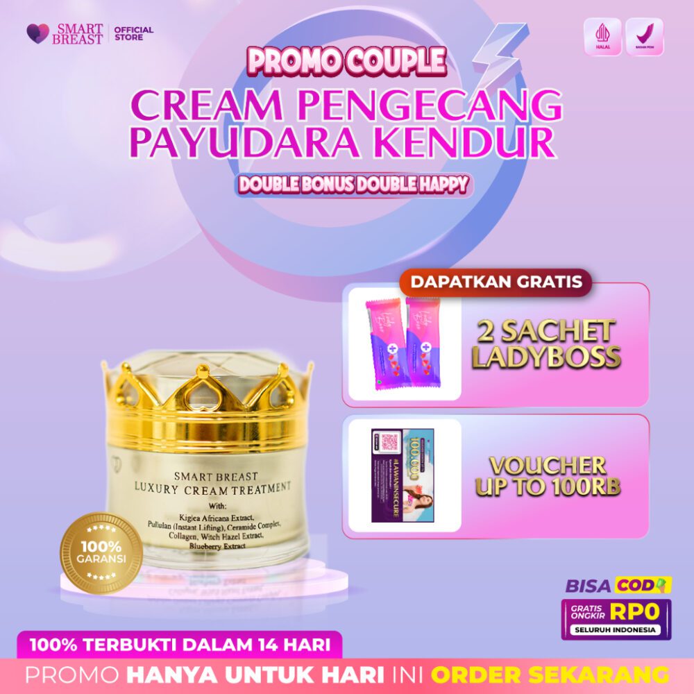 Smart Breast Cream Pembesar & Pengencang Payudara Terbaik - Smart Breast Luxury Cream