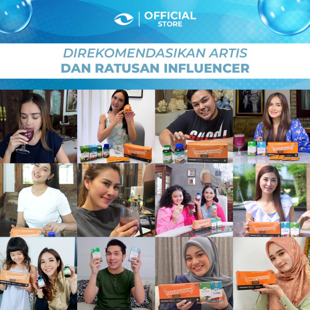 S-VISION (OBAT MATA MINUS, PLUS, SILINDER) - Paket Reseller 10 Botol 30 Kapsul