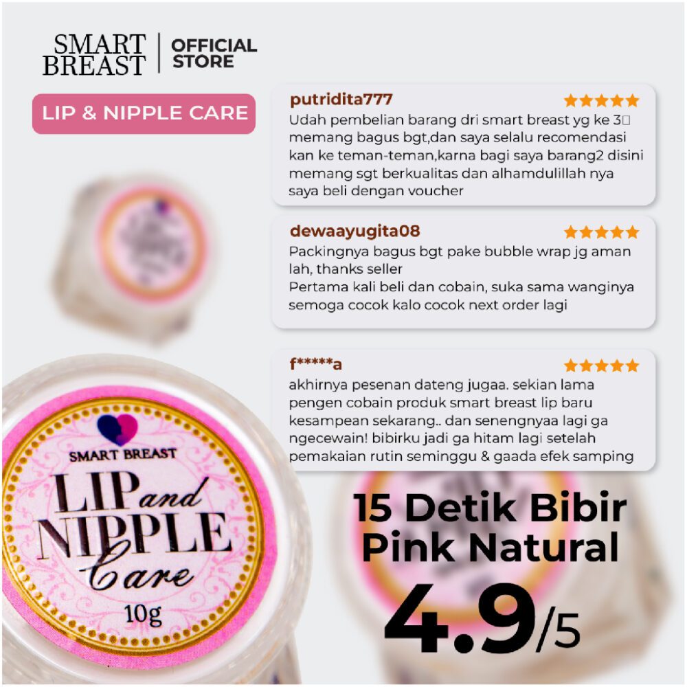Smart Breast Lip & Nipple Care ( Pencerah Bibir dan Puting Terbaik dan Alami ) PROMO - Gambar 9
