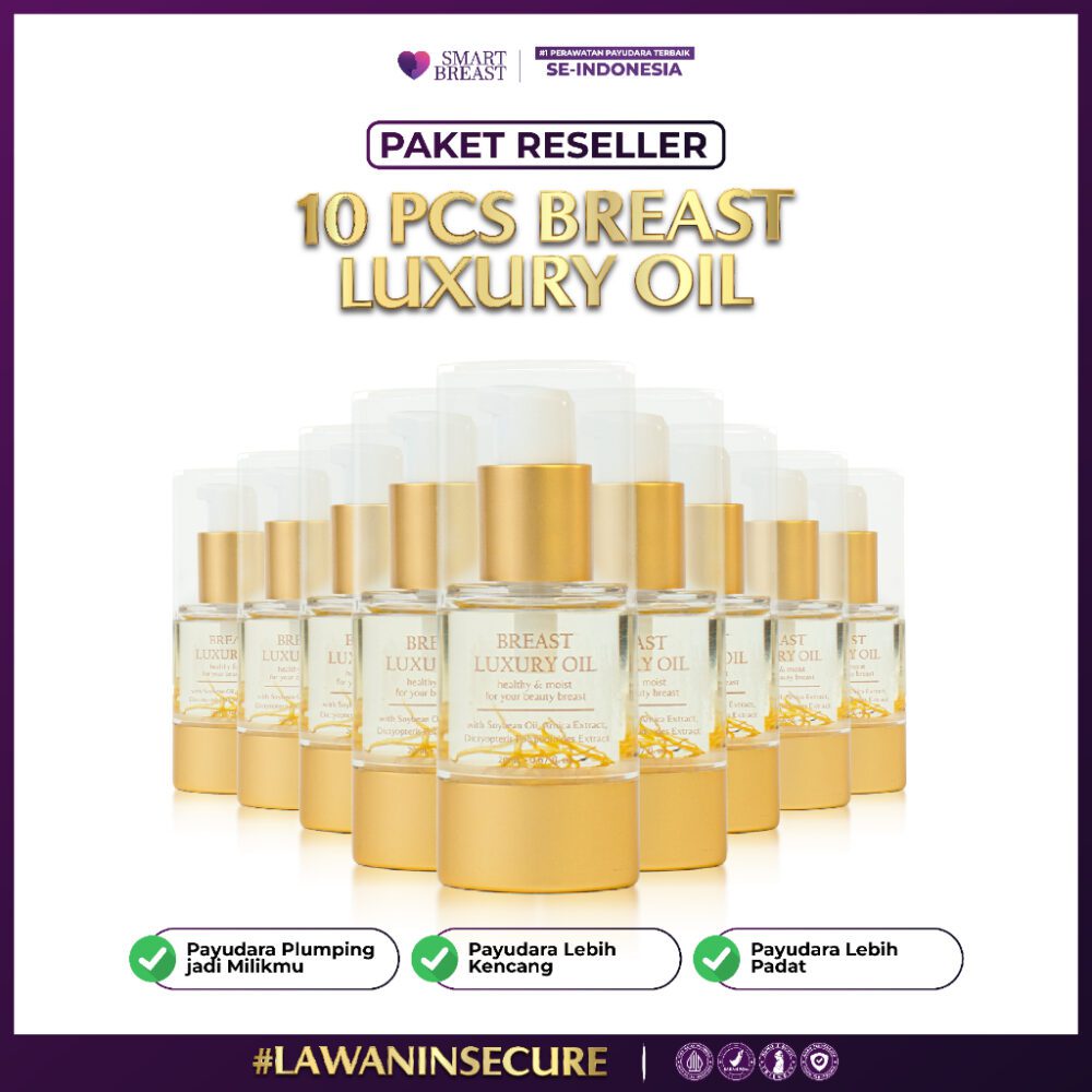 Paket Usaha Reseller Smart Breast - 10 Pcs Luxury Oil