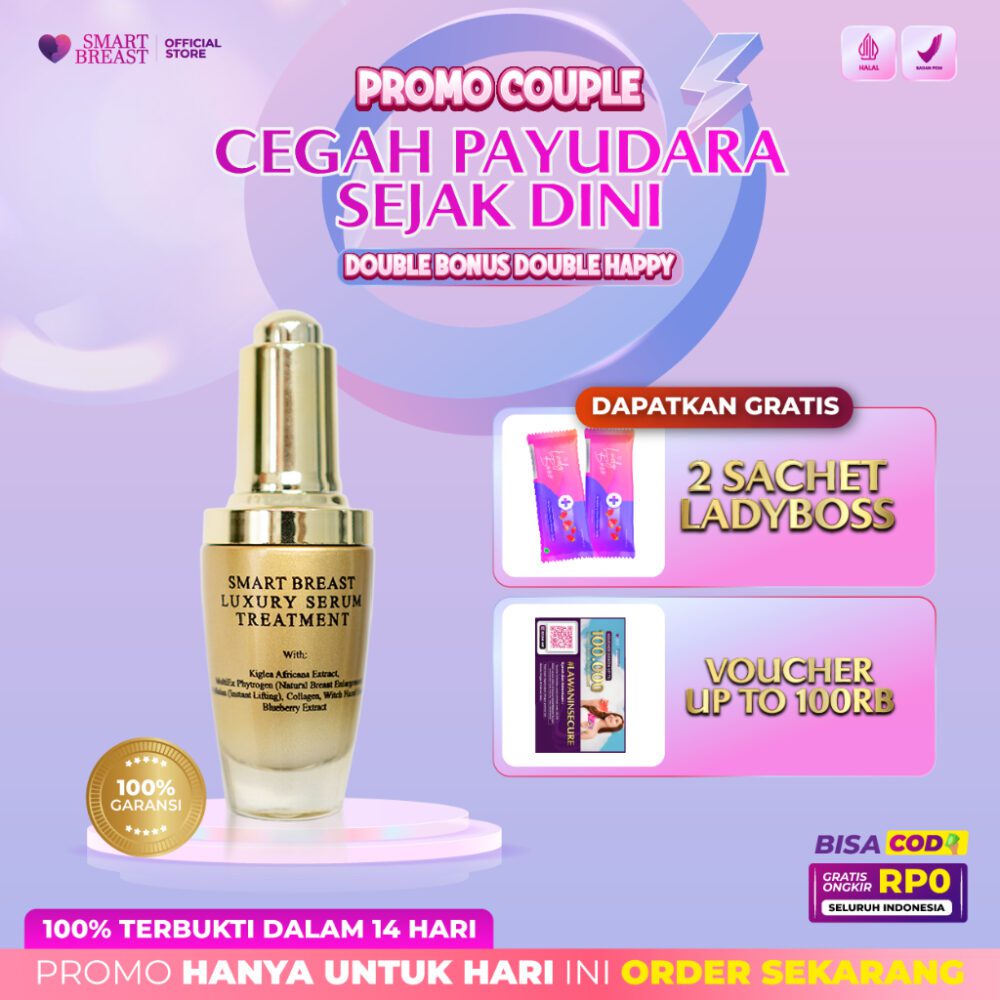 Serum Pembesar & Pengencang Payudara Terbaik - Smart Breast Luxury Serum PROMO