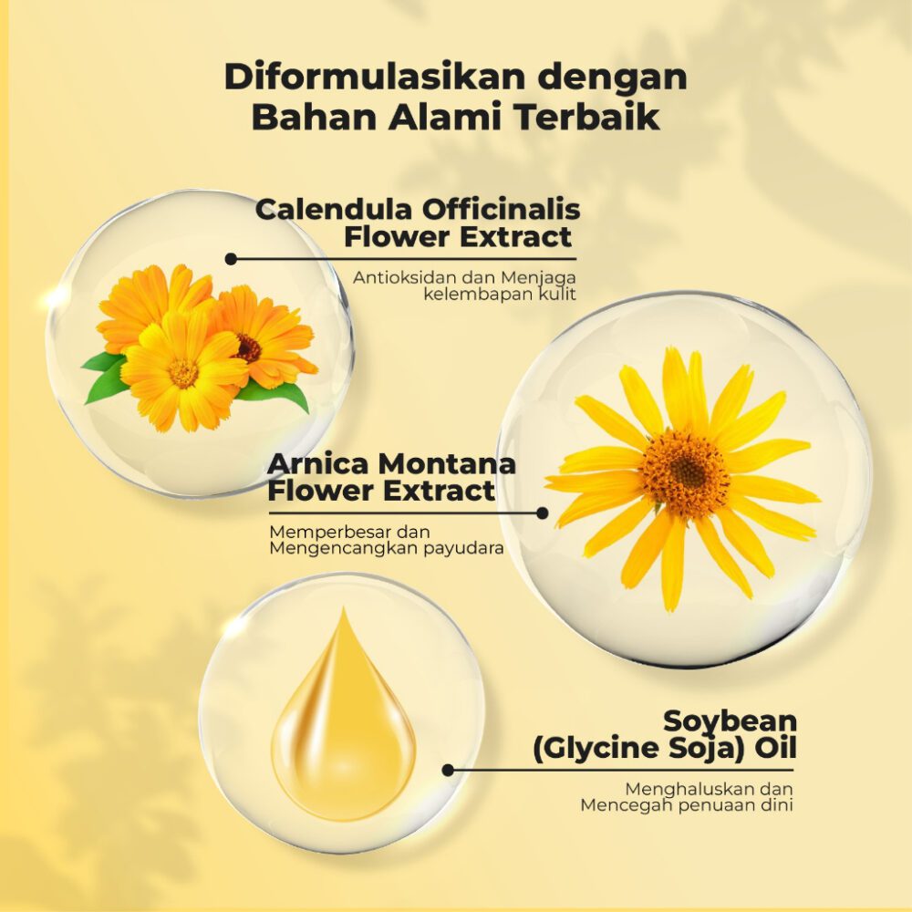 Smart Breast Luxury Oil - Minyak Pembesar Pengencang Payudara Terbaik - Gambar 4