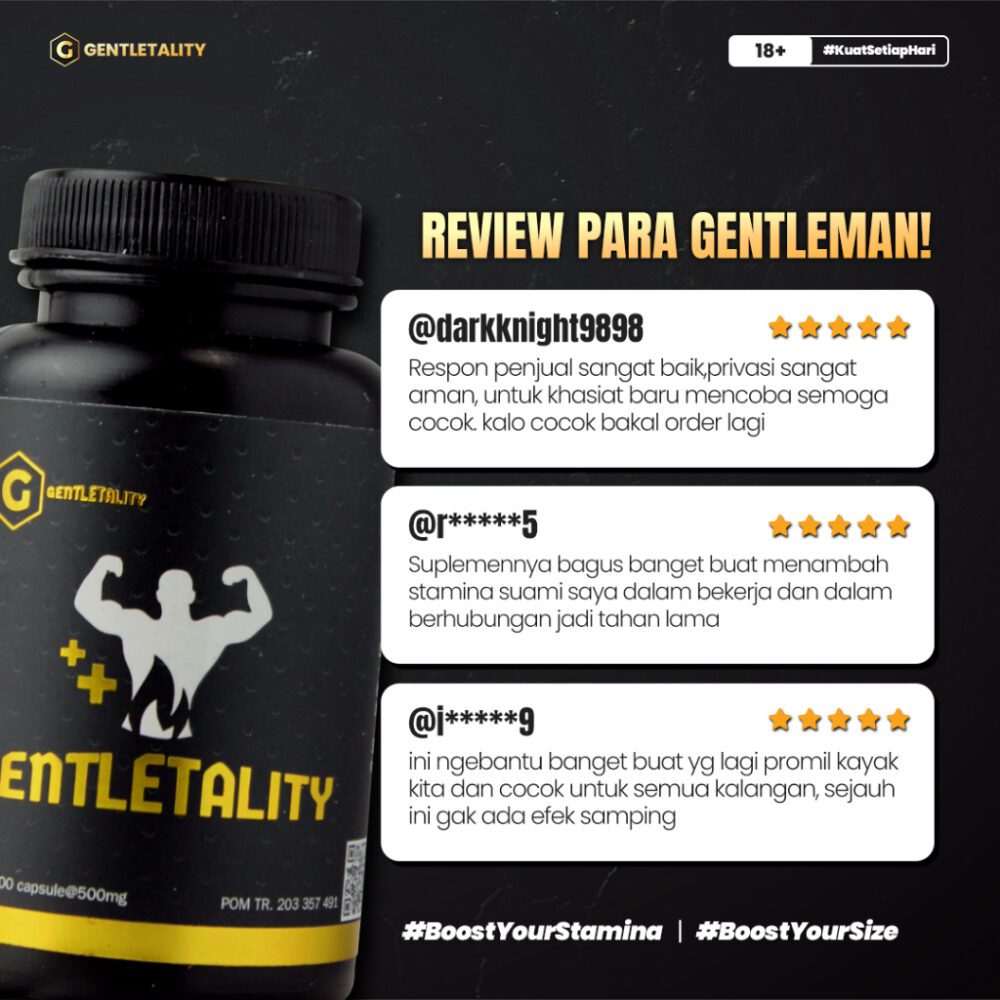 Paket Usaha Reseller Gentletality - Kapsul Strong