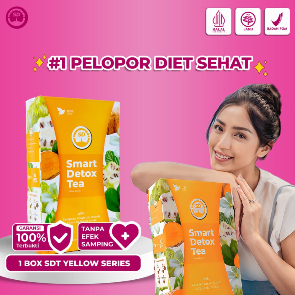 PAKET RESELLER SMART DETOX TEA LEMON SERIES @10 PCS - Gambar 2