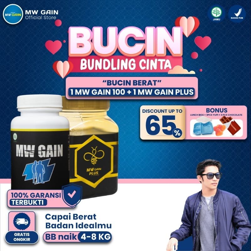 MW Gain PLATINUM (MWG isi 100 kapsul + MWG Plus)