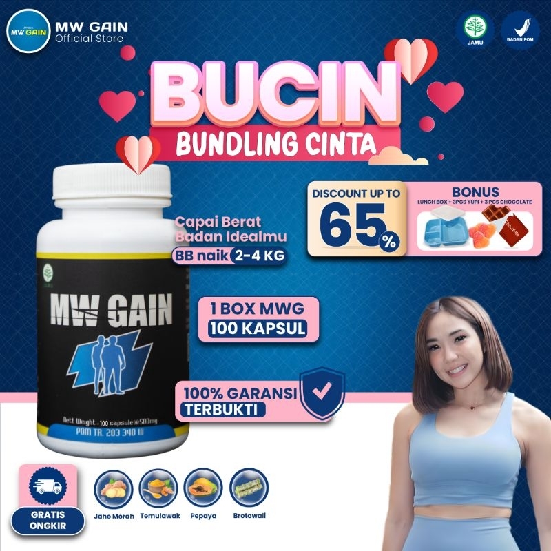 PROMO Penggemuk Badan Terbaik - Master Weight isi 100 kapsul